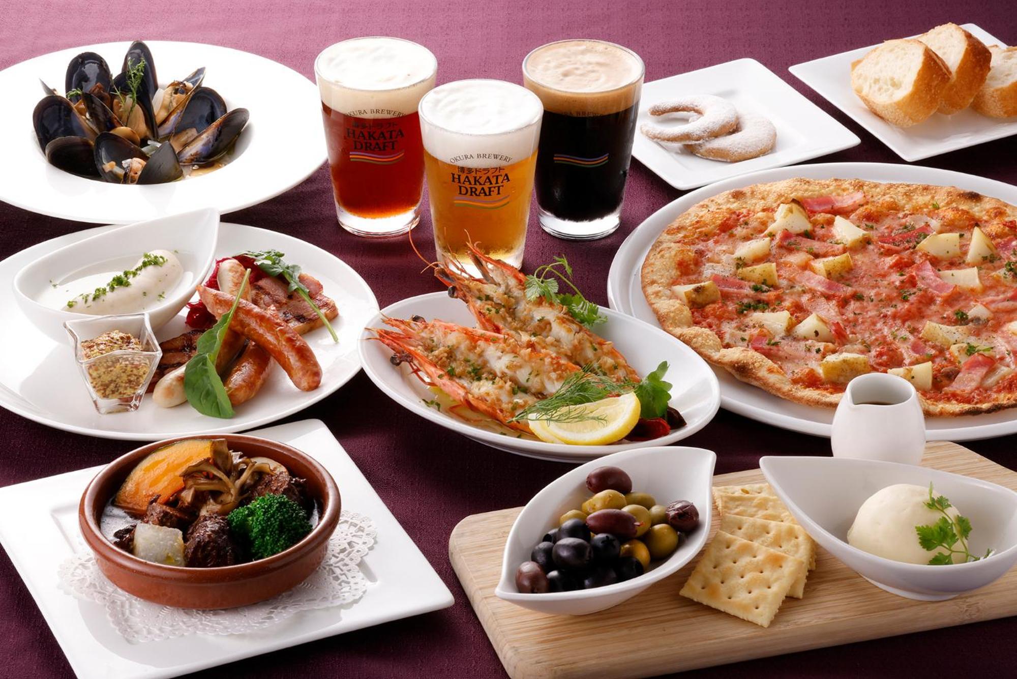Hotel Okura Fukuoka Фукуока Екстериор снимка A selection of tapas
